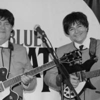 The blue beatles duo black n white